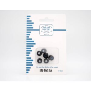 Dekoni Audio Replacement Earbud Tips for True Wireless Earbuds – Small 1186530 Accessories Digital DJ Gear