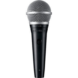 Shure PGA48-XLR Cardioid Dynamic Vocal Microphone 1192107 Brands Digital DJ Gear