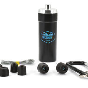 Dekoni Audio Earplugz Hearing Protection with Bulletz & Aluminum Carrying Case 1202326-scaled Accessories Digital DJ Gear
