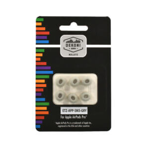 Dekoni Audio Premium Memory Foam Tips for the Apple Airpods Pro – Grey – 3 Pack, Small 1205876-scaled Accessories Digital DJ Gear