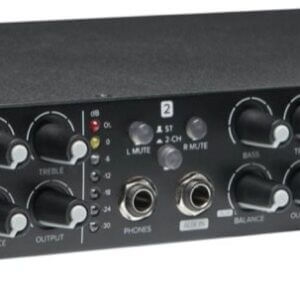 Mackie HM-400 4-Channel Rack Mountable 7 Segment LED Display Headphone Amplifier 1146573 Brands Digital DJ Gear