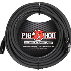 Pig Hog 100′ XLR High Performance Microphone Cable 1150765 Accessories Digital DJ Gear