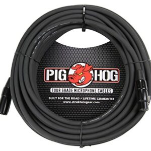 Pig Hog 50′ High Performance Tour Grade 8mm XLR Microphone Cable 213711 Accessories Digital DJ Gear