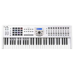 Arturia Keylab MKII 61 White MIDI Controller Keyboard w/ 16 Performance Pads 1152604 Brands Digital DJ Gear
