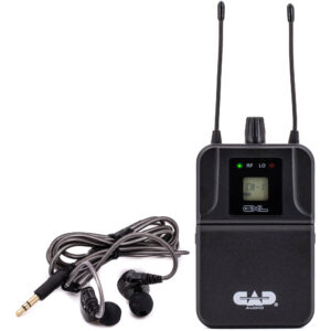 CAD GXLIEMBP Bodypack Receiver with MEB1 Earbuds 1263543 Brands Digital DJ Gear