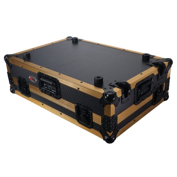 ProX XS-RANEONE-WFGLD Rane ONE Flight Case w/ Wheels & 1U Rack Gold/Black 1280078 DJ Gear Digital DJ Gear