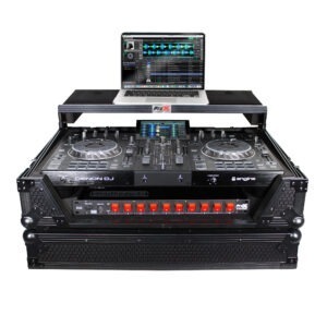 ProX XS-PRIME2 LTBL Flight Case for Denon Prime 2 Controller Black on Black 1280132 DJ Gear Digital DJ Gear