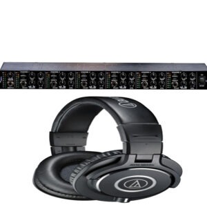 ART Headamp6PRO 6ch Headphone Amp + 6 pairs Audio-Technica ATH-M40X Headphones 1172600 Recording Digital DJ Gear