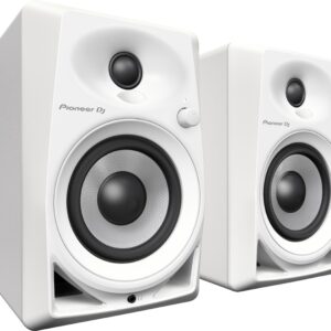 Pioneer DJ DM-40 4-inch compact active monitor speaker pair (white) 1192094-scaled Recording Digital DJ Gear