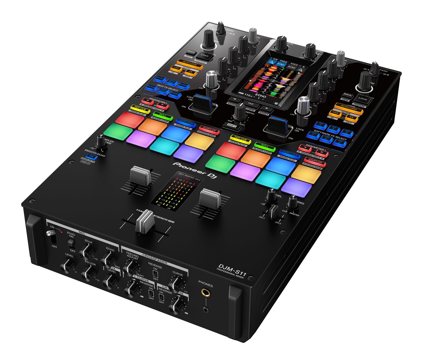 Pioneer DJ DJM-S11 Professional 2-Channel Battle Mixer for Serato