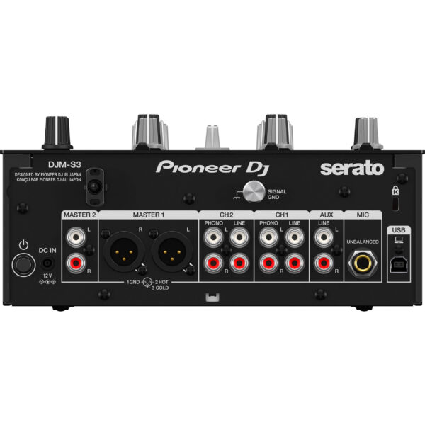 Pioneer DJ DJM-S3 Professional 2-Channel Serato DJ Mixer w/ Magvel Crossfader 1305712 DJ Gear Digital DJ Gear