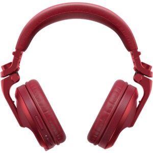 Pioneer DJ HDJ-X5BT-R Over Ear DJ Headphones w/ Bluetooth Wireless Technology Red 1305725 Accessories Digital DJ Gear