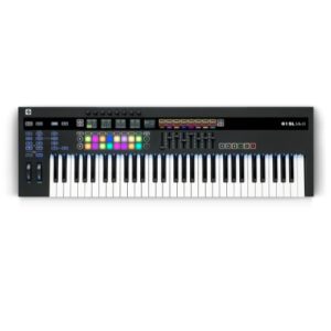 Novation 61SL Mkiii MIDI & CV Equipped Keyboard Controller w/ 8 Track Sequencer 1154326 Recording Digital DJ Gear