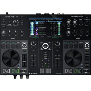 Denon DJ PRIME GO Standalone 2-Deck Rechargeable Smart DJ Console w/ 7″ Touchscreen 1204972 DJ Gear Digital DJ Gear