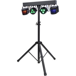 ColorKey CKU-3020 PartyBar Go Compact, All-in-One, Battery Powered Lighting Package 1306995 Lighting Digital DJ Gear