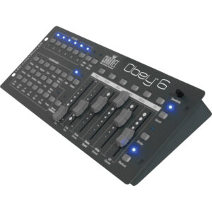Chauvet DJ Obey 6 Universal DMX-512 RGBAW+UV Compact Lighting Controller 1308112 Brands Digital DJ Gear