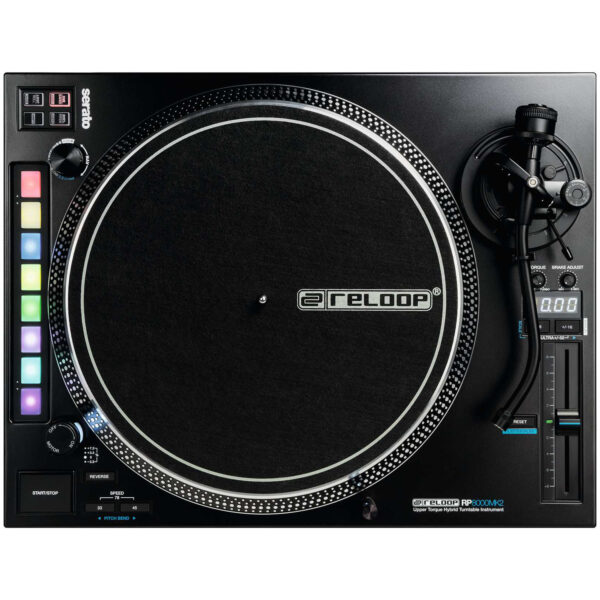 Reloop RP-8000 MK2 – Upper Torque Hybrid Turntable Instrument for Serato DJ Pro 1308482 Brands Digital DJ Gear