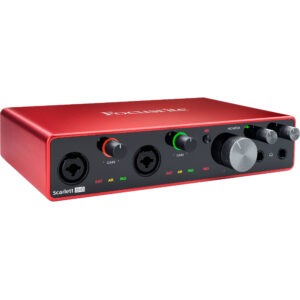 Focusrite Scarlett 8i6 8×6 USB Audio Interface 3rd Gen for Musicians/Producers 1308812 Recording Digital DJ Gear