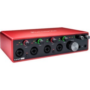 Focusrite Scarlett 18i8 18×8 USB Audio Interface 3rd Gen for Producers/Bands 1308817 Recording Digital DJ Gear