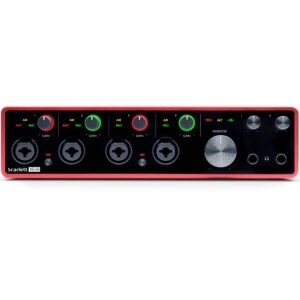 Focusrite Scarlett 18i8 18×8 USB Audio Interface 3rd Gen for Producers/Bands 1308818 Recording Digital DJ Gear