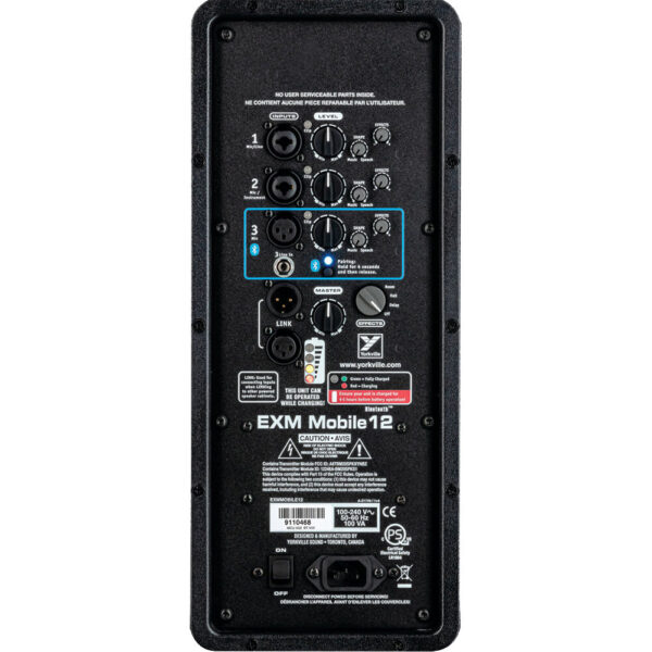 Yorkville EXM-Mobile-12 12″ Portable PA Speaker 1310883 Live Sound Digital DJ Gear