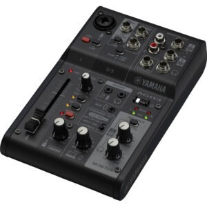 Yamaha AG03MK2 3-Channel Mixer & USB Audio Interface (Black) 1312371 Recording Digital DJ Gear