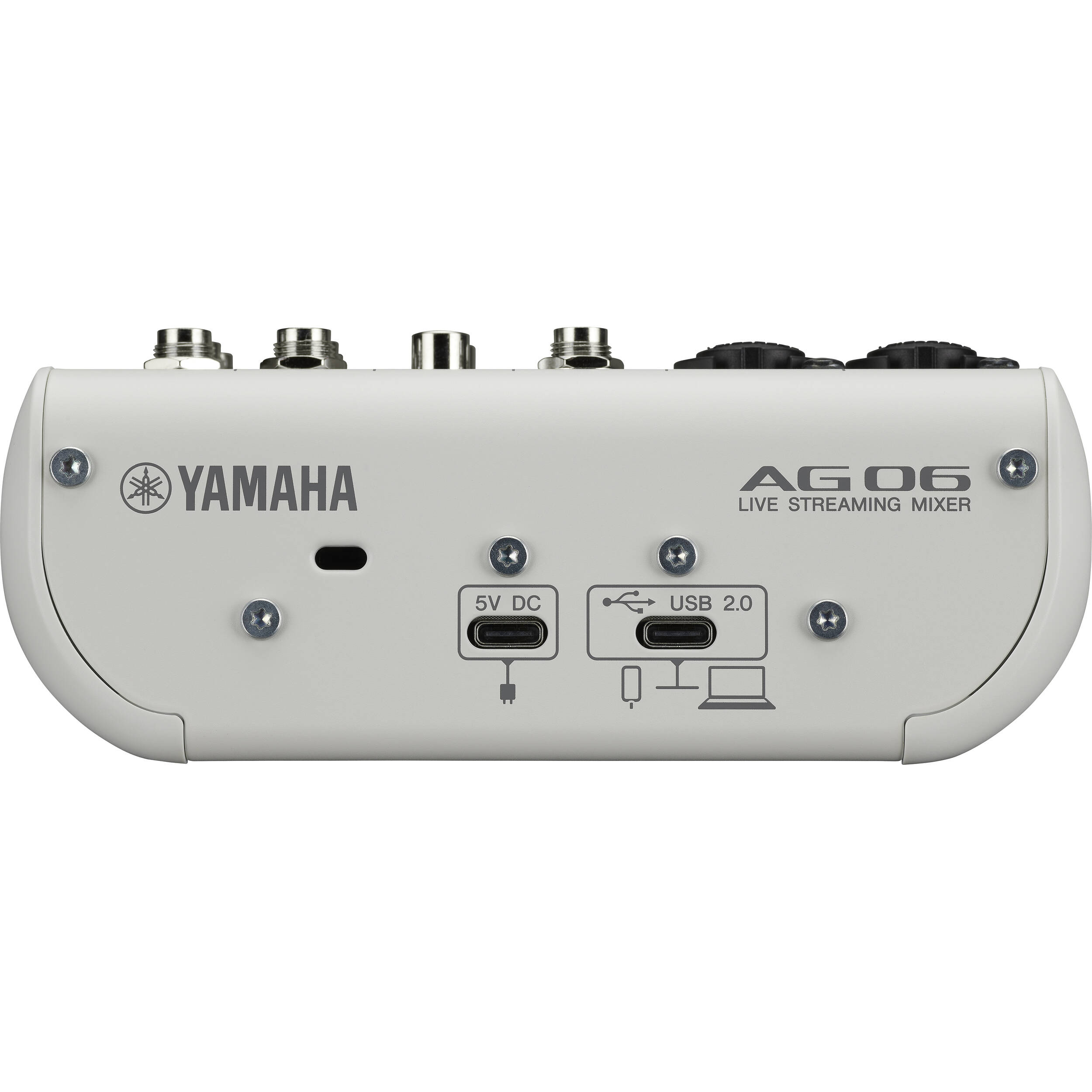Yamaha AG06MK2 6-Channel Mixer and USB Audio Interface (White)