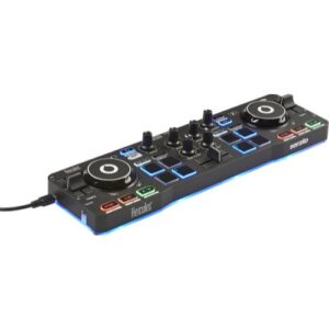Hercules DJ Control Starlight Compact Controller w/ Built-in Serato Soundcard 1154657 DJ Gear Digital DJ Gear