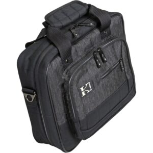 Kaces KB1210 Luxe Series Charcoal/Black Keyboard/Gear Bag (12.5 x 10.5 x 3.5) 1175001 Cases Digital DJ Gear