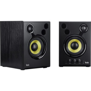 Hercules DJMonitor 42 4″ Active Multimedia Speakers Pair – REFURBISHED 1201141 Clearance Digital DJ Gear