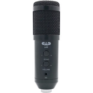 CAD U49 USB Studio Microphone with Headphone Jack & Gain Control B-Stock 1223392 Clearance Digital DJ Gear