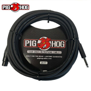 Pig Hog PHM20Z 20ft 8mm Hi-Z XLR Female to 1/4″ 1315392 Accessories Digital DJ Gear