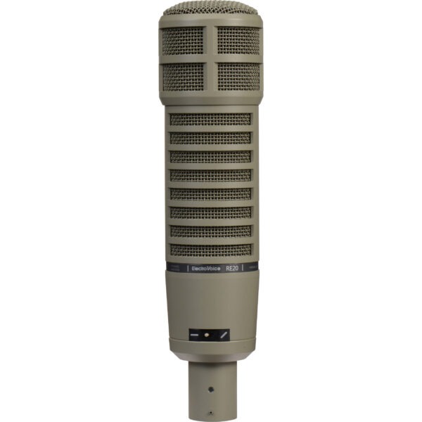 Electro-Voice RE20 Broadcast Announcer Microphone with Variable-D Fawn Beige 1316952 Live Sound Digital DJ Gear