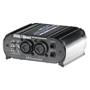 ART Dualxdirect Dual Professional Active Direct Box 1018246 Live Sound Digital DJ Gear