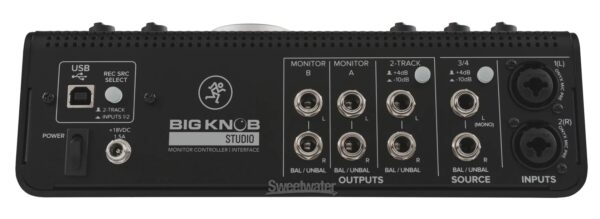 Mackie BIGKNOB-STUDIO 3×2 Studio Monitor Controller | 192kHz USB I/O 1144458 Accessories Digital DJ Gear