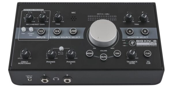 Mackie BIGKNOB-STUDIO 3×2 Studio Monitor Controller | 192kHz USB I/O 1169128 Accessories Digital DJ Gear