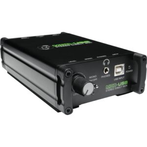 Mackie MDB-USB Stereo DAC Direct Box 1171846 Live Sound Digital DJ Gear