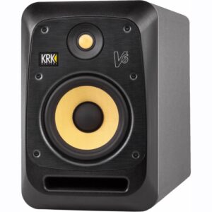 KRK V6S4 V Series 4 155W 6.5″ Powered Reference Monitor (Single) 1178904 Recording Digital DJ Gear