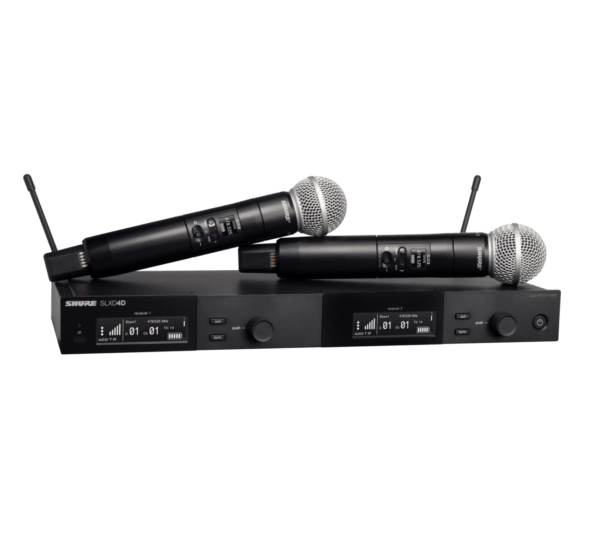 Shure SLXD24D/SM58 Dual-Channel Wireless System 1202172 Live Sound Digital DJ Gear