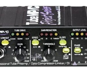 ART Tube MP/C Single Channel Tube Preamp, Opto Compressor-Limitier, DI 199068 Recording Digital DJ Gear