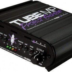 ART Tube MP USB Project Series Professional USB High Output Tube Mic Preamp 200714 Recording Digital DJ Gear