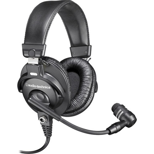 Audio-Technica BPHS1 Broadcast Stereo Closed Back Headset with Dynamic Boom Mic 1169141 Accessories Digital DJ Gear