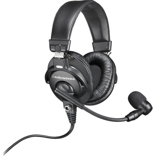 Audio-Technica BPHS1-XF4 Communications Headset for Intercoms with Cardioid Mic 1169142 Accessories Digital DJ Gear