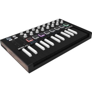 Arturia MiniLab Mk II Inverted Portable USB-MIDI Controller (Black) 1178444 Recording Digital DJ Gear