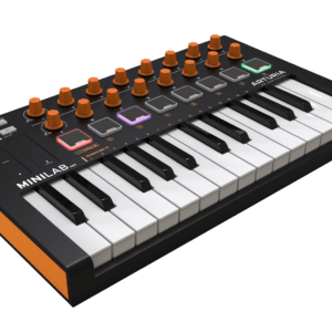 Arturia MiniLab MKii Special Edition Orange 25 Key MIDI Controller 1206427 Recording Digital DJ Gear