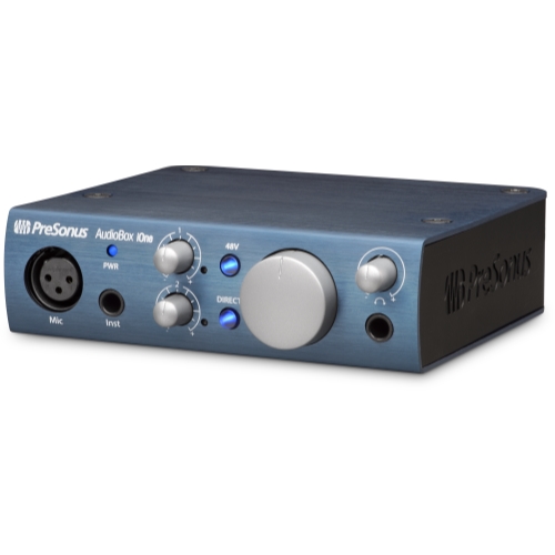 PreSonus AudioBox iOne 2×2 USB/iPad Audio Interface 1222967 Recording Digital DJ Gear