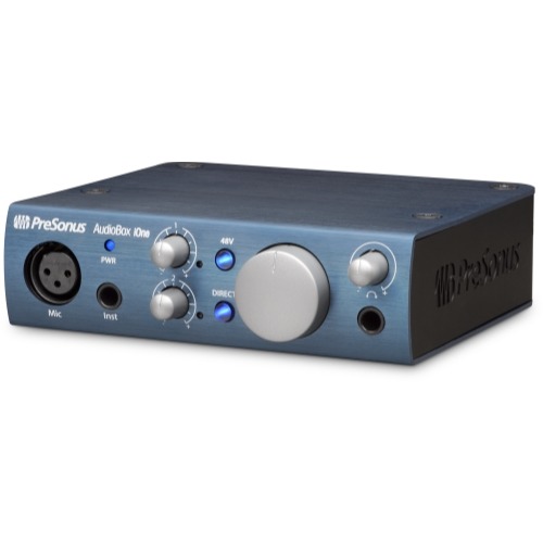 PreSonus AudioBox iOne 2×2 USB/iPad Audio Interface 1222968 Recording Digital DJ Gear