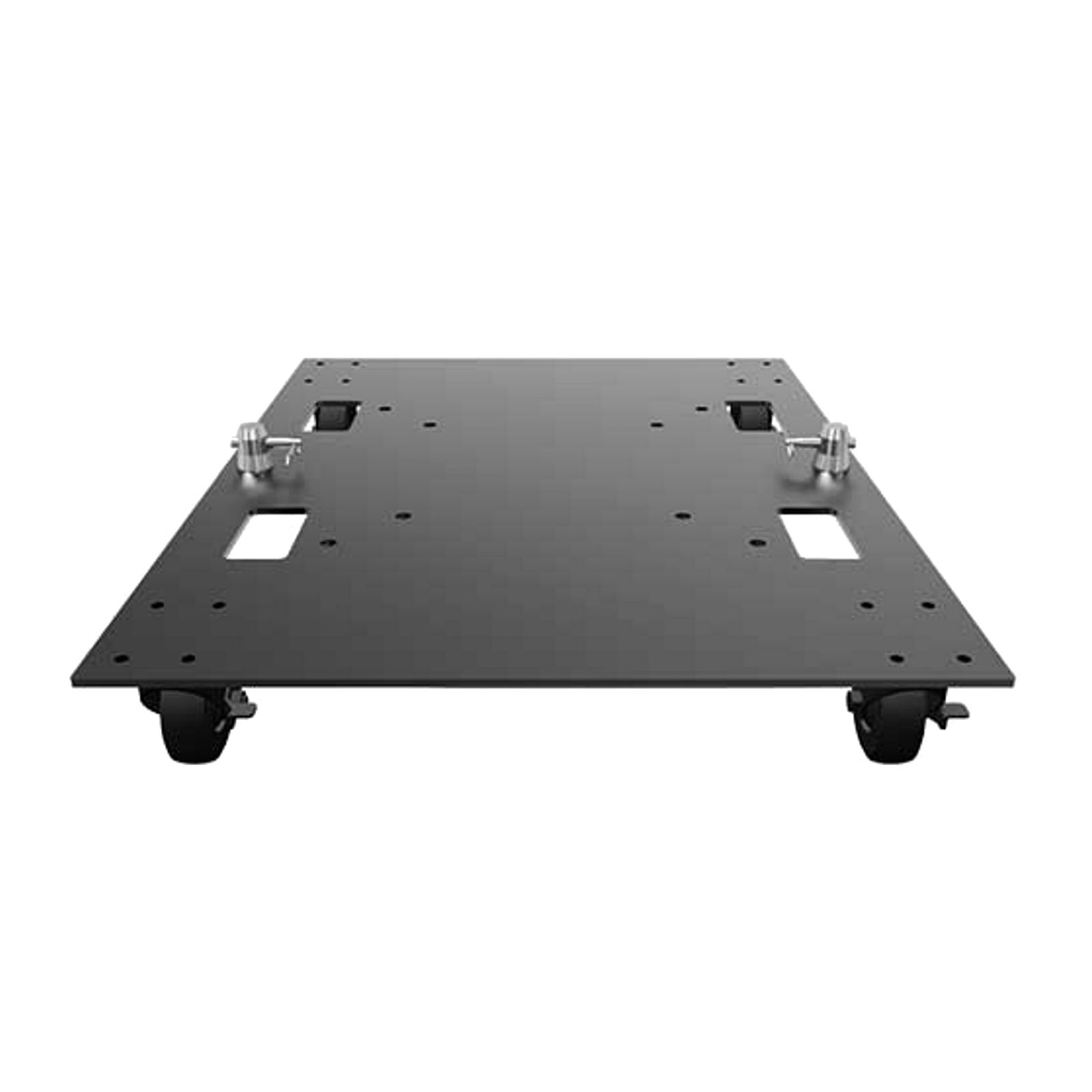 Global Truss Steel Base Plate with Casters Wheels 24 x 30 [Base Plate 24X30WC] 239656 Accessories Digital DJ Gear