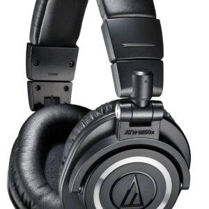 Audio-Technica ATH-M50x Professional Studio Monitor Headphones Detachable Cable 1018053 Black Friday Digital DJ Gear