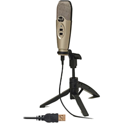 CAD U37 USB Studio Condenser Recording Microphone w/ -10dB Pad Switch 1179280 Black Friday Digital DJ Gear